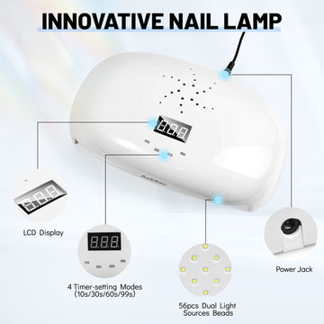 AOKITEC 72W LED NAIL LAMP